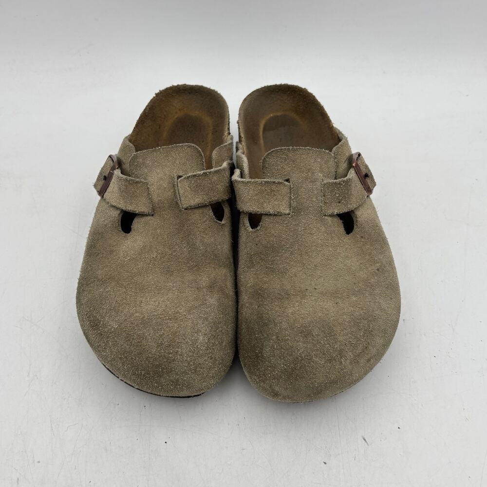 Birkenstock Boston Mule Clogs Suede Slides Sandals Women's 39 (8-8.5)